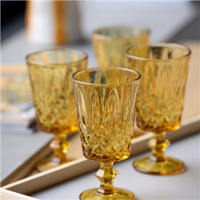 Sorrento Şarap Kadehi 4 Adet 29 Cl Amber