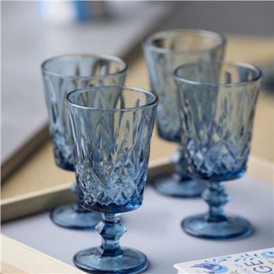 Sorrento Şarap Kadehi 4 Adet 29 Cl Mavi