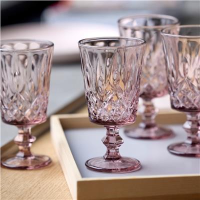 Sorrento Şarap Kadehi 4 Adet 29 Cl Pembe