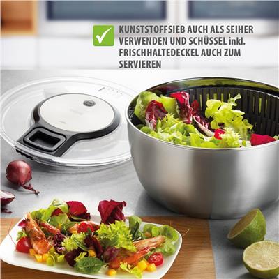 Speedwıng Salata Kurutucusu Paslanmaz Çelik Kaseli 5 L