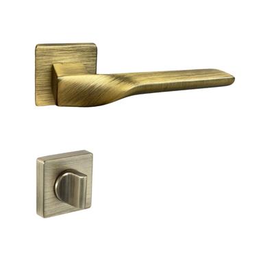 Spınal Rozetli Kapı Kolu Takımı Antik Renk