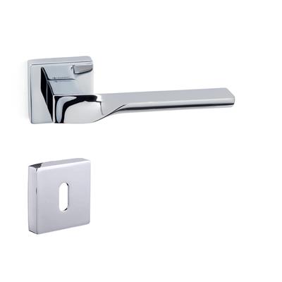 Spınal Rozetli Kapı Kolu Takımı Krom Renk