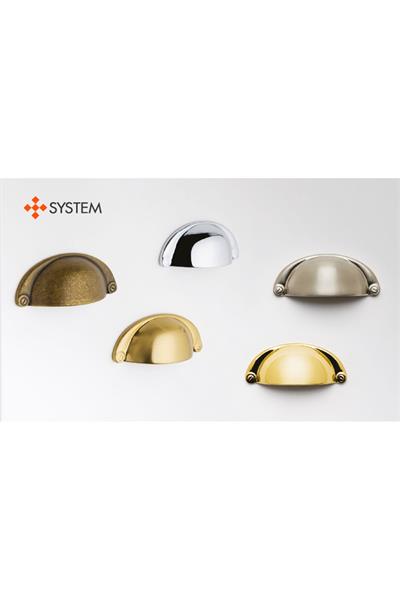 4525 Antik Rengi Tas Kulp 32 Mm