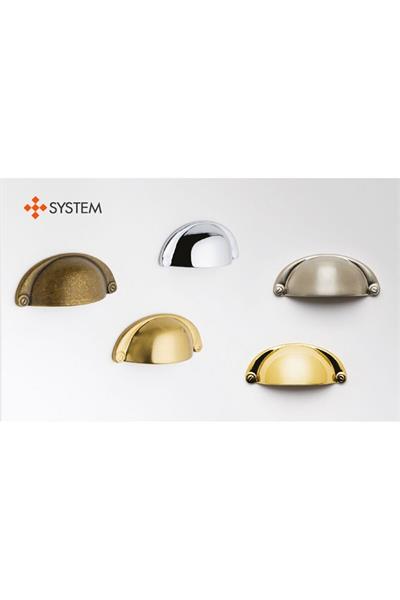 4525 Mat Altın Rengi Tas Kulp 32 Mm