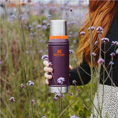 Stanley Klasik Vakumlu Paslanmaz Çelik Termos 0.75 LT Plum