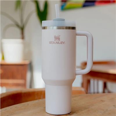 Stanley Quencher Pipetli Termos Bardak 1.18 Lt - Toz Pembe