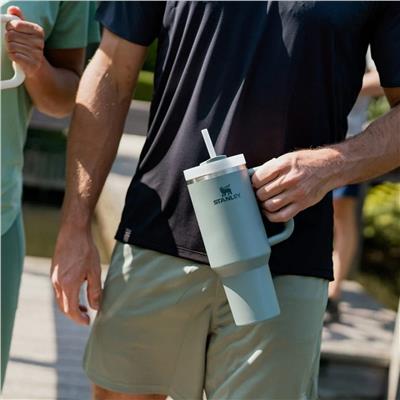 Stanley Quencher Pipetli Termos Bardak 1.18 Lt - Yeşil