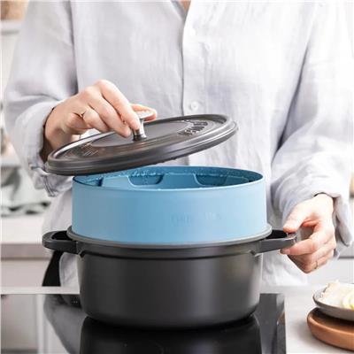 Steamy Mavi 24 Cm Buharda Pişirici