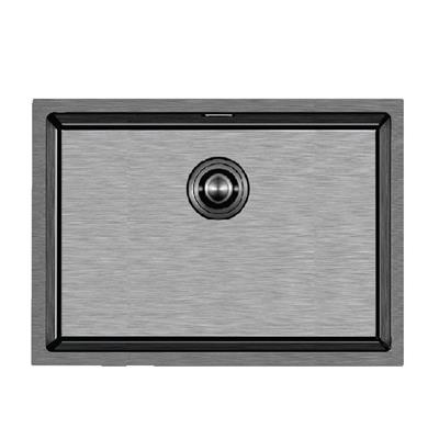 Stella 4449 Füme Siyah 490X440 Mm Eviye