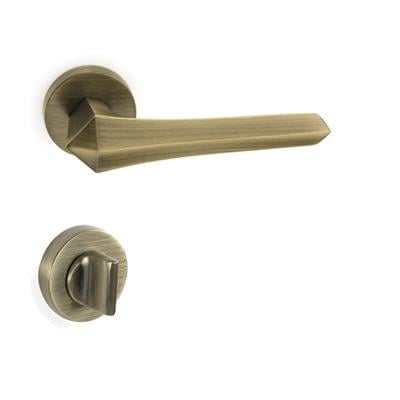 Stella Rozetli Kapı Kolu Takımı Antik Renk