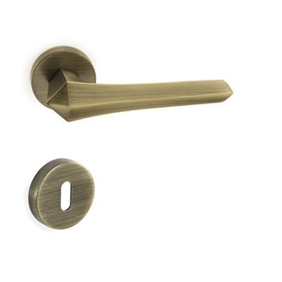 Stella Rozetli Kapı Kolu Takımı Antik Renk