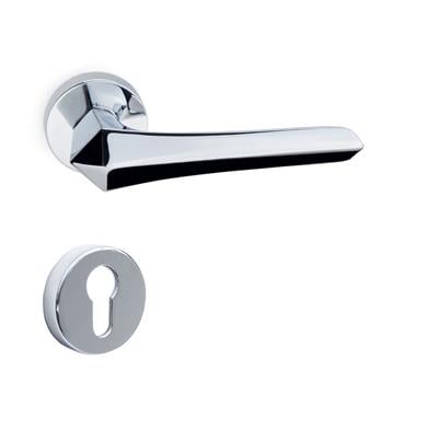 Stella Rozetli Kapı Kolu Takımı Krom Renk