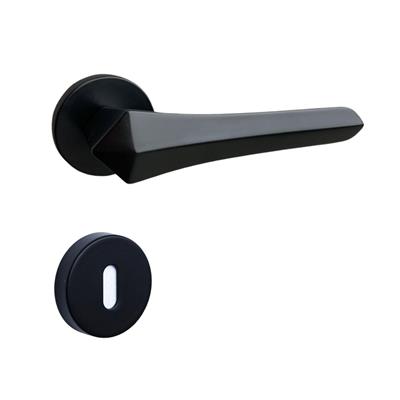 Stella Rozetli Kapı Kolu Takımı Siyah Renk