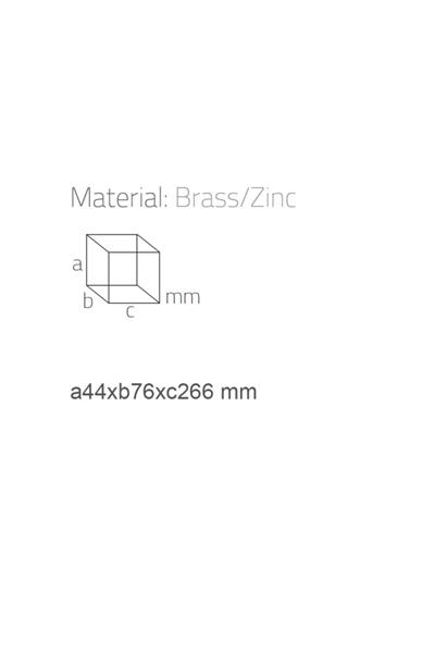 Steplıne İkili Tuvalet Kağıtlığı Gold Renk 44X76X266 Mm