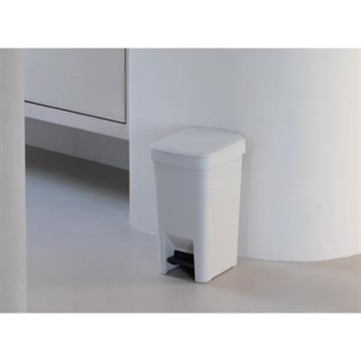 Stepup Açık Gri Plastik Pedallı Çöp Kutusu 10 L