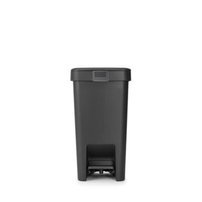 Stepup Dark Grey Plastik Pedallı Çöp Kutusu 10 L