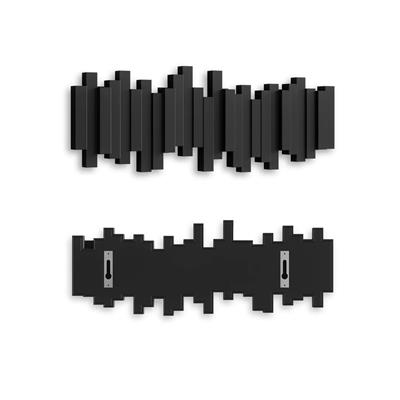 Stıcks Siyah Çoklu Askılık 5Li