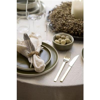 Storm Paslanmaz Çelik Çatal Bıçak Takımı 16 Parça Bal Rengi