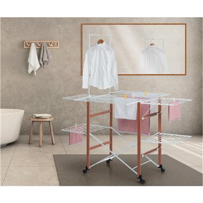 Supergulliver Katlanabilir Çamaşır Kurutmalık Ceviz Rengi