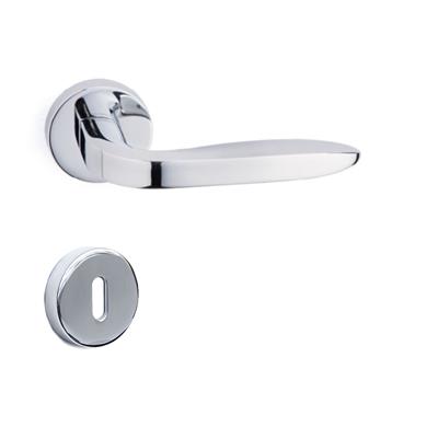 Supra Rozetli Kapı Kolu Takımı Krom  Renk