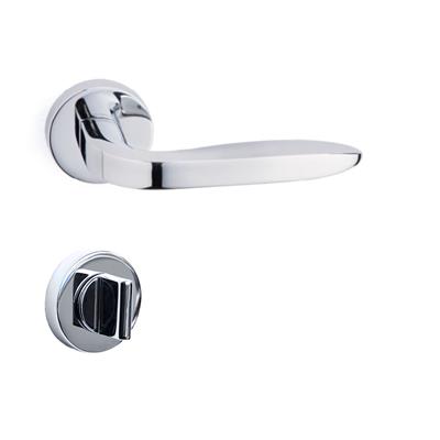 Supra Rozetli Kapı Kolu Takımı Krom  Renk