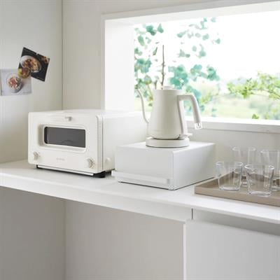 Sürgülü Çelik Tezgah Çekmecesi Beyaz Renk 27,5X22,2X11,5 Cm