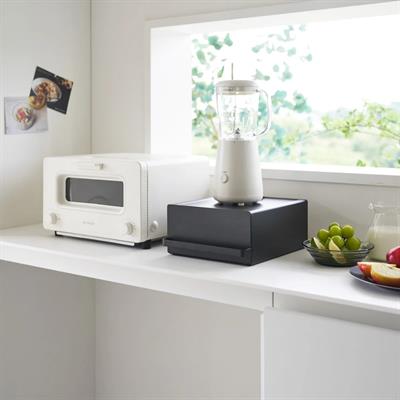 Sürgülü Çelik Tezgah Çekmecesi Siyah 27,5 x 22,2 x 11,5 Cm