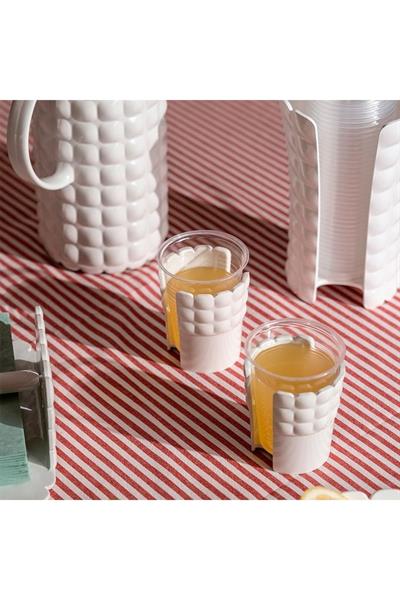 Süt Beyaz 6Lı Bardak Seti 13,4X8X16,5Cm