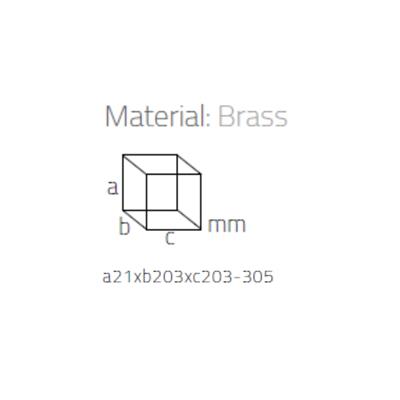 System Banyo Krom Duş Rafı Krom Renk 30.5 cm