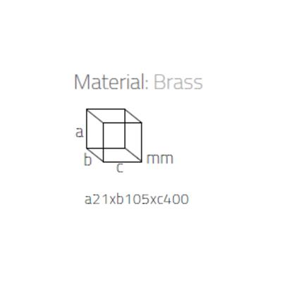 System Banyo Krom Duş Rafı Krom Renk 40 cm