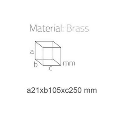 System Banyo Krom Duş Rafı Krom Renk 25 cm