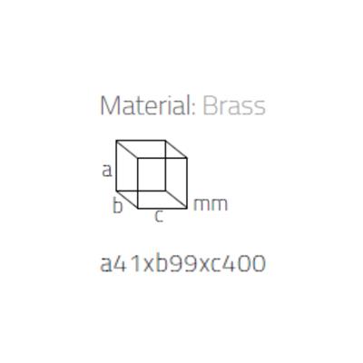 System Banyo Krom Duş Rafı Krom Renk 40 cm