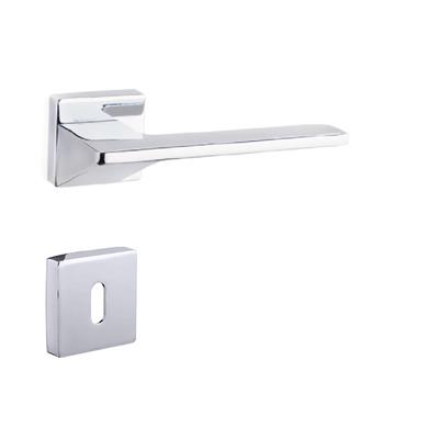 Tara Rozetli Kapı Kolu Takımı Krom Renk