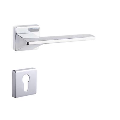 Tara Rozetli Kapı Kolu Takımı Krom Renk