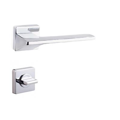 Tara Rozetli Kapı Kolu Takımı Krom Renk