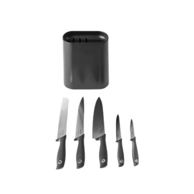 Tasty+ Dark Grey Bıçak Seti Ve Bloğu