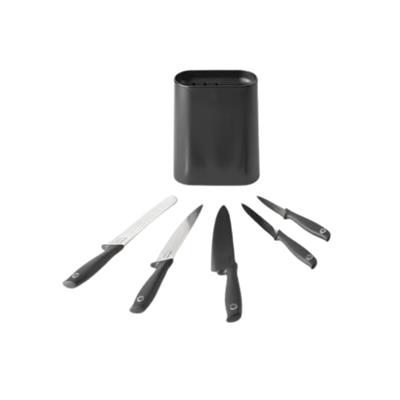Tasty+ Dark Grey Bıçak Seti Ve Bloğu