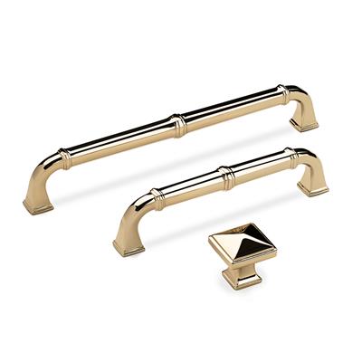 4222 Tek Delikli Düğme Kulp Altın Renk Çap 30 mm