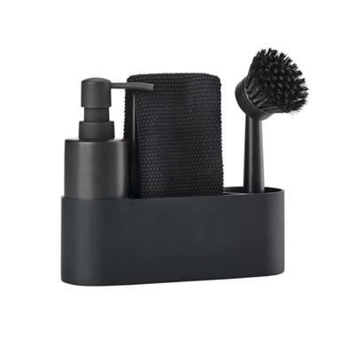 Tekli Bulaşık Seti 4 Parça Siyah