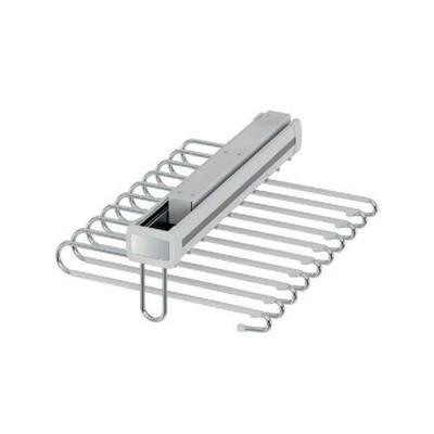 Teleskopik Raylı Alüminyum Tekli Pantolon Askısı Beyaz Renk