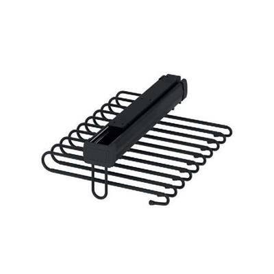 Teleskopik Raylı Alüminyum Tekli Pantolon Askısı Antrasit Renk