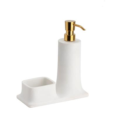 Tezgah Üstü Deterjanlık Ve Süngerlik Beyaz/Gold 216x102x195 mm