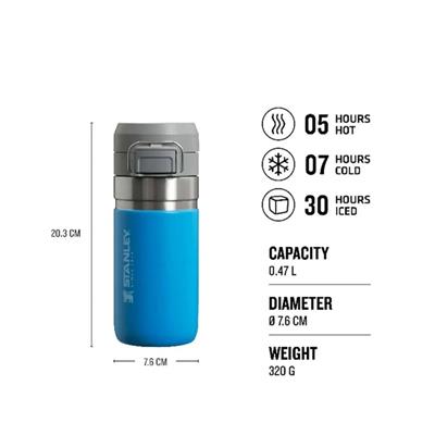 Stanley The Quick Flip Paslanmaz Çelik Termos Bardak 0.47 Lt - Mavi