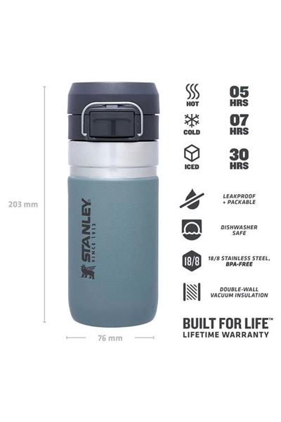 Stanley The Quick Flip Paslanmaz Çelik Termos Bardak 0.47 Lt - Açık Mavi