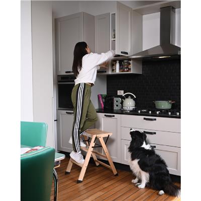 Tıalzo Ahşap Merdiven Doğal Renk