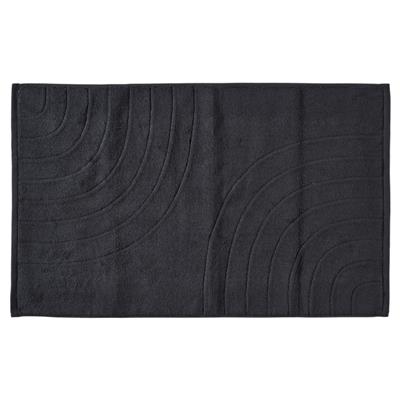 Time Banyo Paspası Siyah %100 Pamuk 50x80 cm