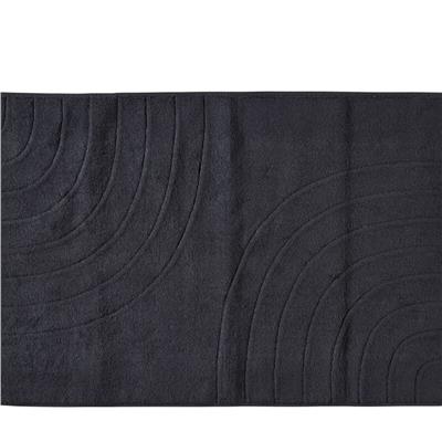 Time Banyo Paspası Siyah %100 Pamuk 50x80 cm