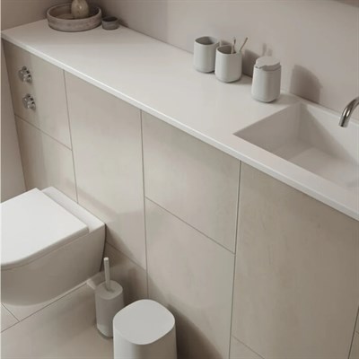 Time Banyo Seti 6 Parça Soft Gri Renk