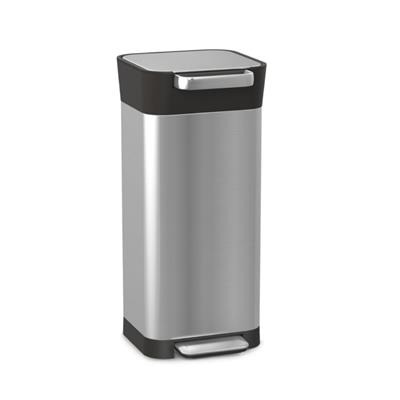 Titan Kompaktörlü Çöp Kovası 20 Lt - Paslanmaz Çelik