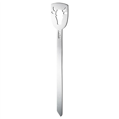 Torro 2Li Hamburger Şişleri Boğa/Balta Paslanmaz Çelik 19 Cm